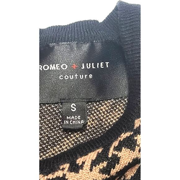 Romeo & Juliet Couture sweater geometric dress women's small - Picture 5 of 7